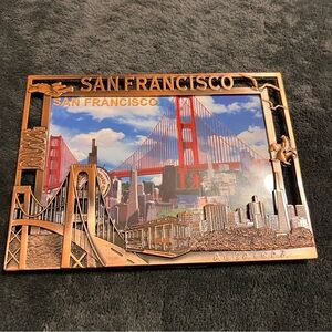 New San Francisco Copper-Tone Souvenir Frame